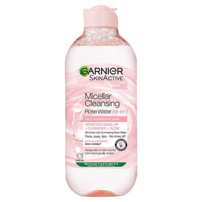 Superdrug Garnier Micellar Rose Rensevann Sensitiv Hud 400ml- Kjøp online hos McGrocer