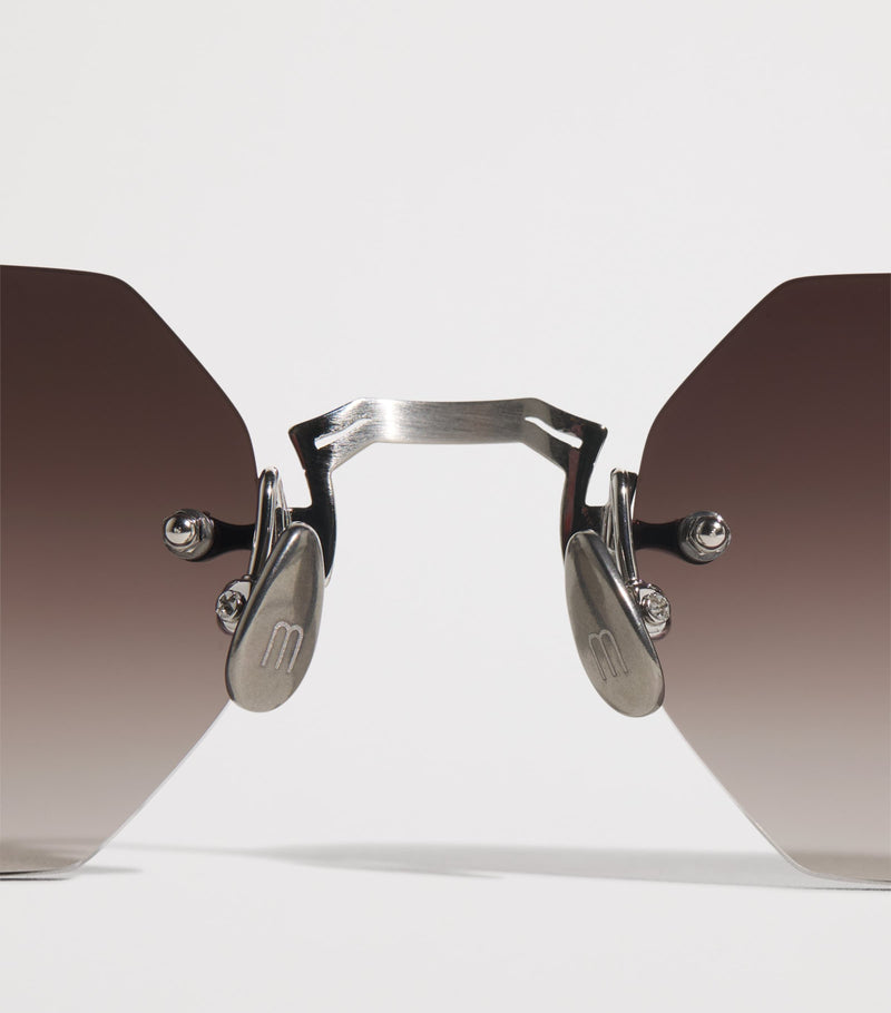 Matsuda M5010 octagonal sunglasses titanium, UK version