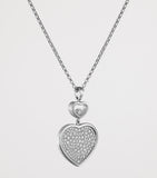 Chopard white gold diamond pendant - British product