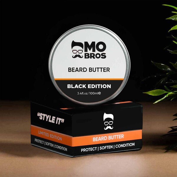 Mo Bros Beard Butter Black Edition 100ml, imported from the UK
