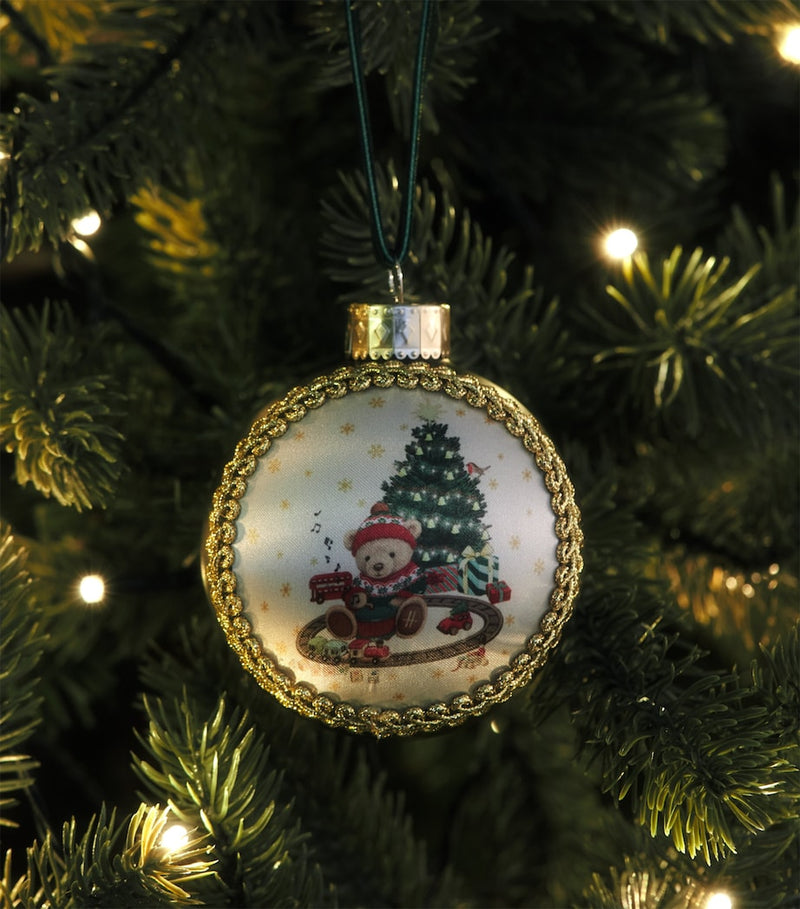 Harrods bear bauble Christmas decoration - British product