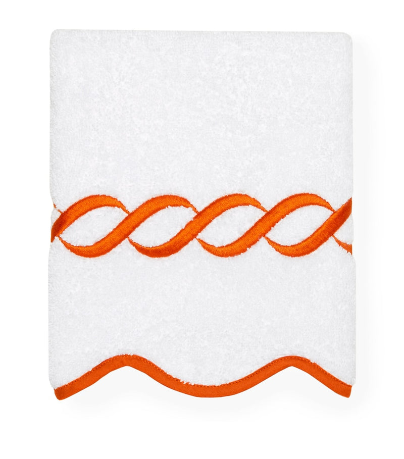 Pratesi Cotton Treccia Face Cloth 30cm x 30cm, imported from the UK