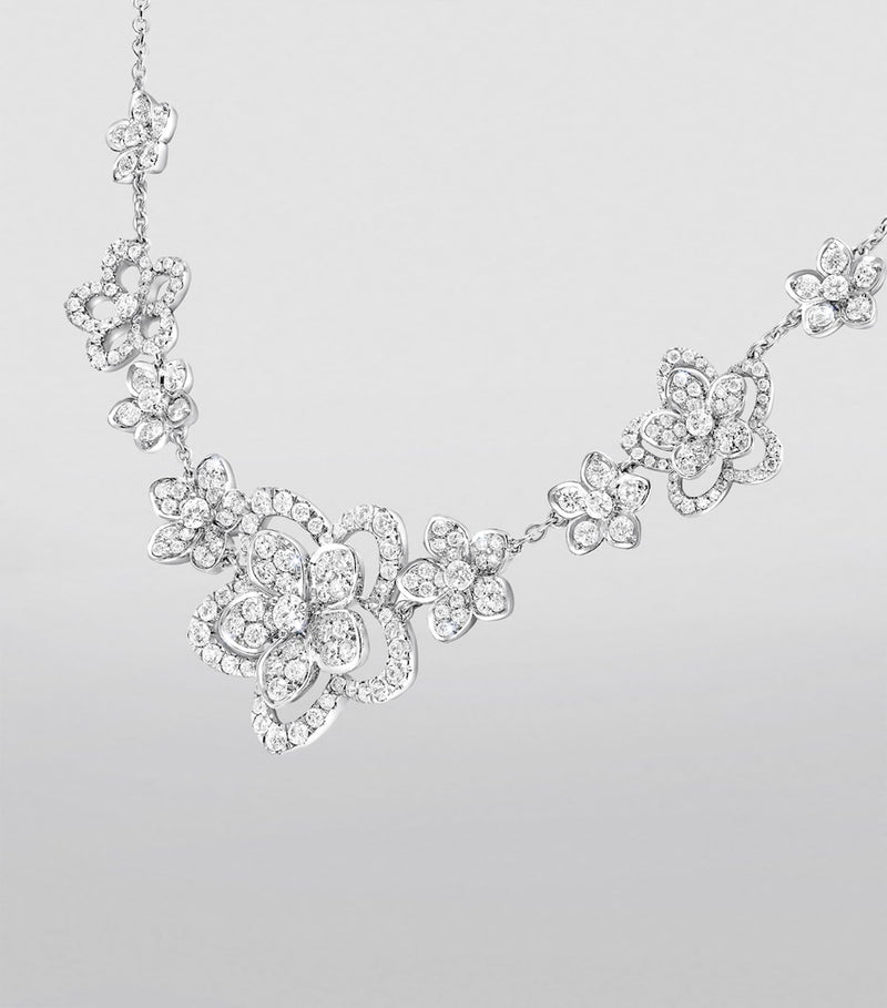 Graff Wild Flower multi-diamond necklace, UK version