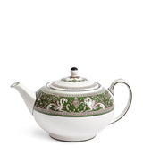 Harrods Wedgwood Florentine Verde Bone China Teapot 800ml- Buy online at McGrocer