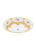 Meissen porcelain bowl with strewn flowers design and 200ml capacity, imported from the UK