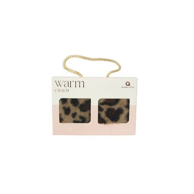 Superdrug Aroma Home Faux Fur Hand Warmers Leopard Print- Buy online at McGrocer