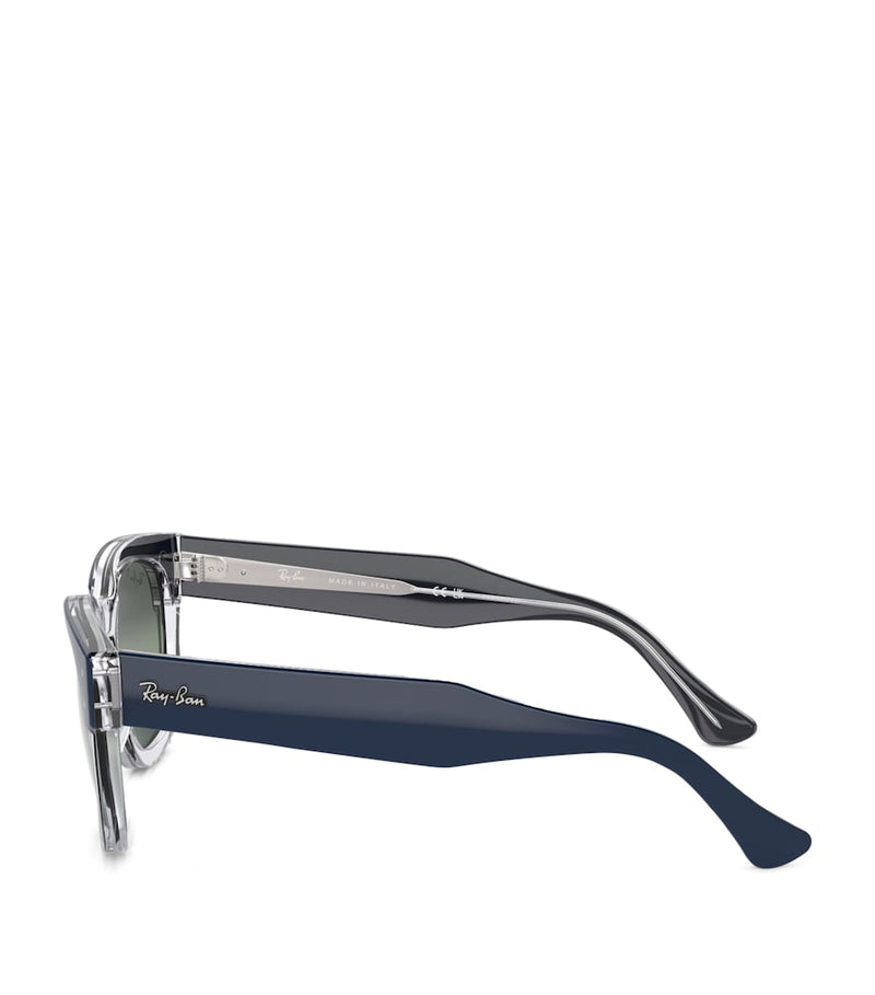 Ray-Ban Mega Hawkeye sunglasses clear black acetate frames - British product