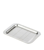 Christofle silver-plated Graphik tray 15cm x 10cm - British product