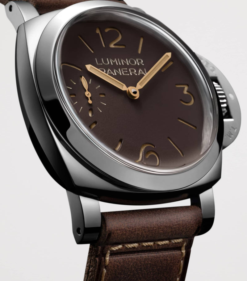 Panerai Luminor Tre Giorni stainless steel watch 44mm, UK version