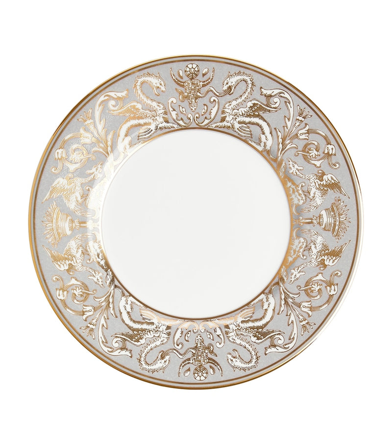 Wedgwood Renaissance Grey fine china plate 23cm (British brand)