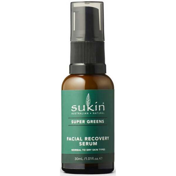 Sukin Super Greens Facial Recovery Serum (British brand)