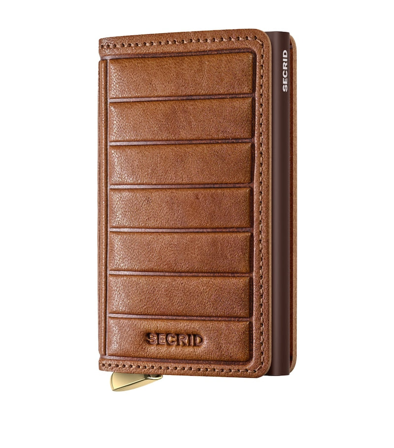 Secrid embossed leather Slimwallet card holder, imported from the UK