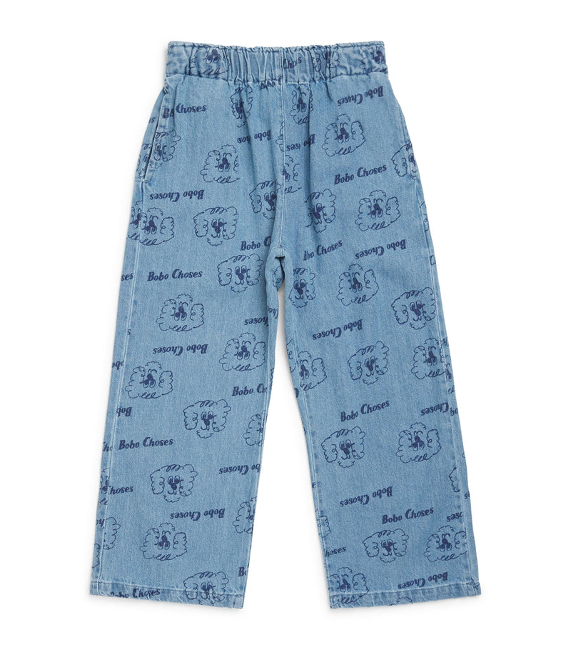 Bobo Choses Denim Dog Logo Trousers (6-7 Years)