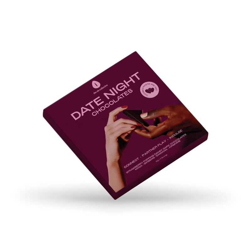 Date Night libido chocolate with popping candy (British brand)