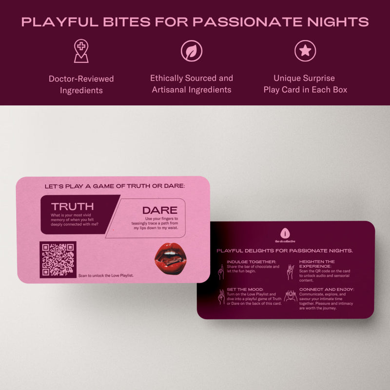 Date Night libido chocolate with popping candy (British brand)