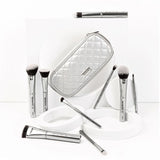Superdrug Beautical Metal Glam Brush Set 9-Piece Makeup Brushes- Buy online at McGrocer