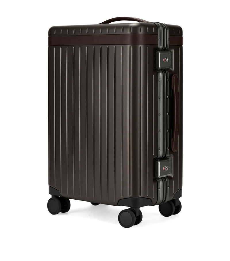 Carl Friedrik carry-on suitcase 56cm hard-shell design (British brand)