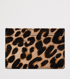 Smythson leather card holder Panama cross-grain (British brand)