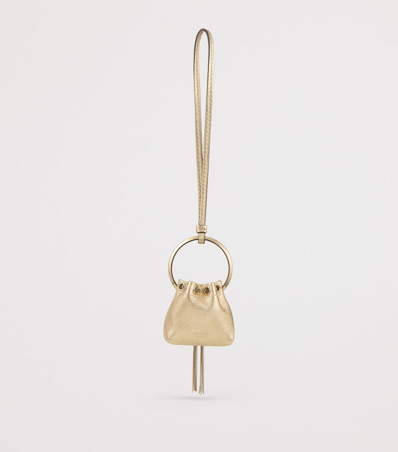 Jimmy Choo Bon Bon bag charm leather miniature - British product
