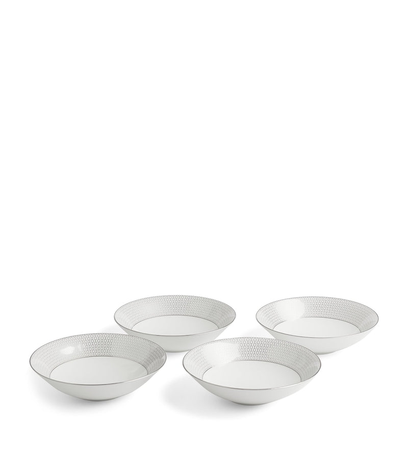 Wedgwood Gio Platinum dinnerware set of 12 pieces (British brand)