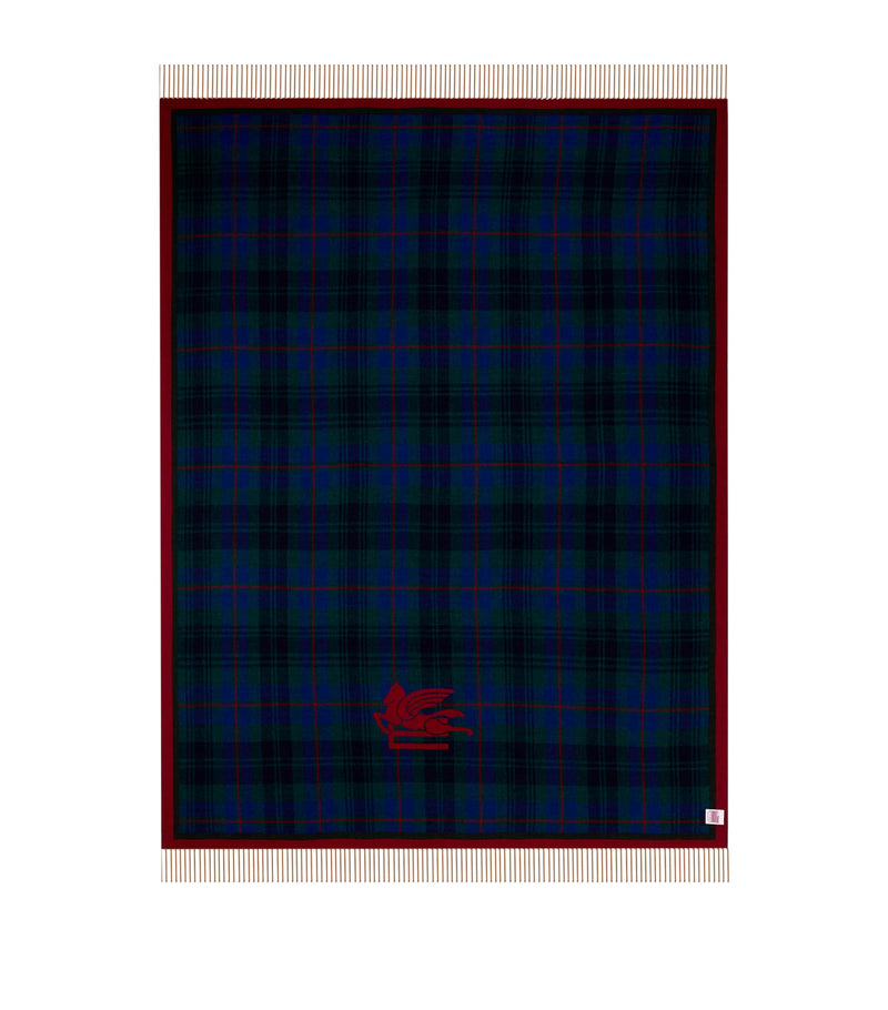 Etro Wool Fringed Boyd Throw 140cm x 180cm - British product