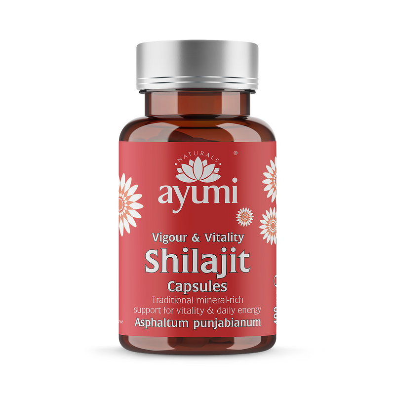 Ayumi Shilajit vegan capsules 60 capsules, imported from the UK