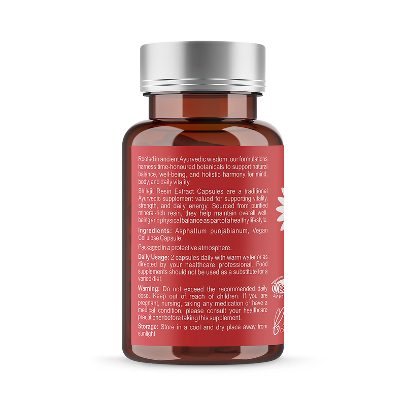 Ayumi Shilajit vegan capsules 60 capsules, imported from the UK
