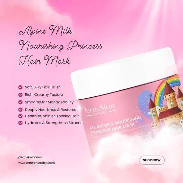 ErthSkin London Alpine Nourishing Princess Hair Mask 300ml, UK version