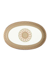 Harrods La Doublej Porcelain Napoli Oval Platter 36cm- Buy online at McGrocer