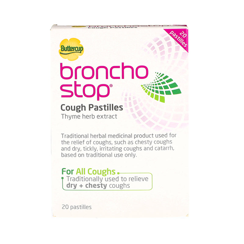 Bronchostop cough pastilles 20 pack - British product