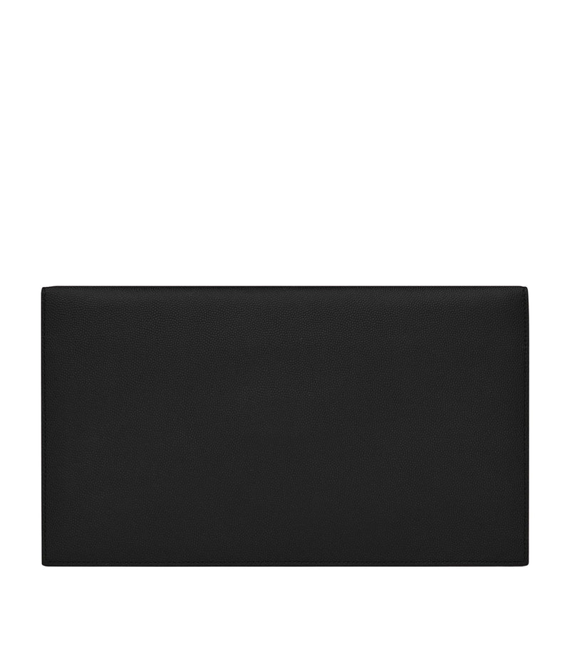 Saint Laurent Uptown clutch bag in grained leather, UK version
