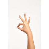 Nail HQ Petite Round French Nails 24 Pieces, imported from the UK