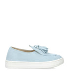 Suede Tasselled Loafers with Leather Lining