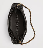 Bottega Veneta Notte shoulder bag in calfskin leather, imported from the UK
