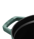 Round Cast Iron Enamel Coated Casserole Dish 20cm 2.2L