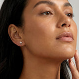 Superdrug MUCHV Sparkling Cross Stud Earrings in 18k Gold or Silver- Buy online at McGrocer