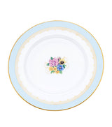 Harrods Floral Fine Bone China Plate with 24-Karat Gold Rim 21cm Diameter- Buy online at McGrocer