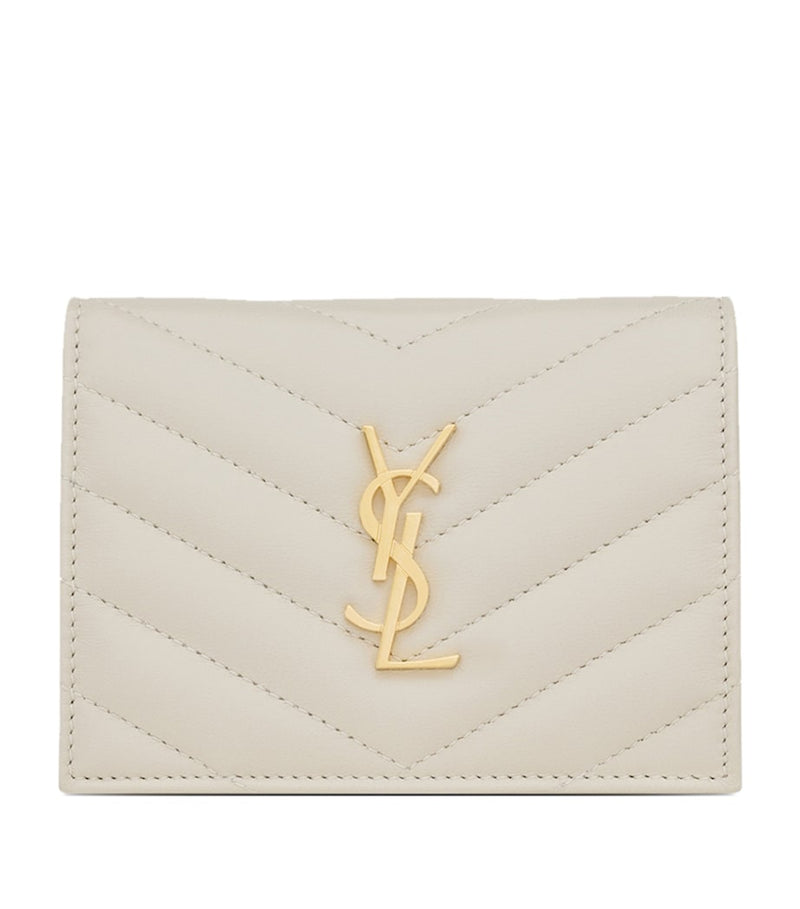 Saint Laurent quilted leather wallet H9x11.5cm - British product