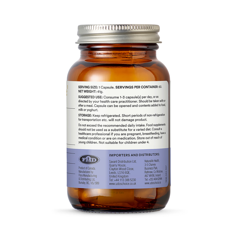 Udo's Choice probiotics Adult Blend 60 capsules, UK version