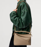 LOEWE small leather Puzzle Edge top-handle bag (British brand)
