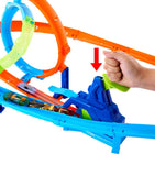 Hot Wheels Stunt Tracks Rapid Launch Cyclone Set, UK version