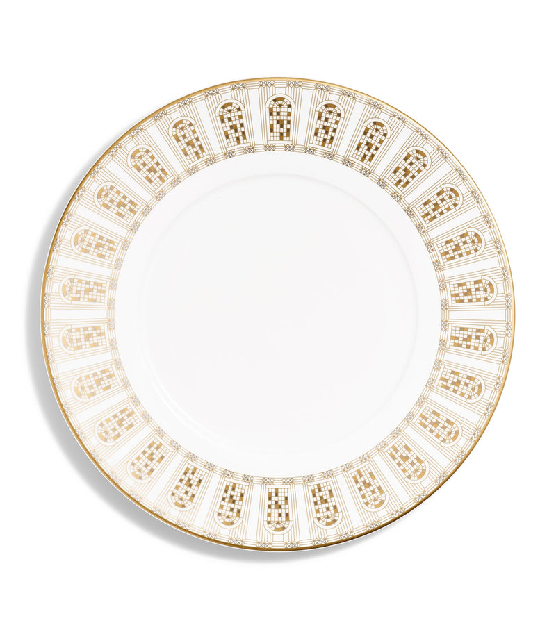 Baccarat Arcadia Gold dessert plates 21cm - British product