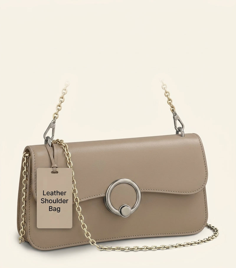 Cartier mini leather cross-body bag black (British brand)