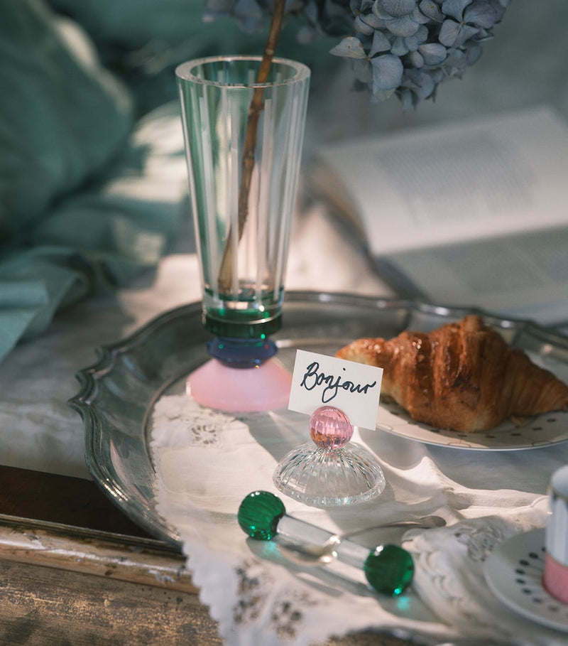 Reflections Copenhagen Crystal Louis place card holder, UK version