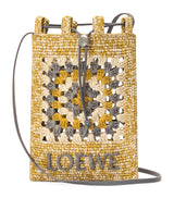 Harrods LOEWE x Paula's Ibiza Crochet Logo Cross-Body Bag, 21cm x 16cm x 1cm- Buy online at McGrocer