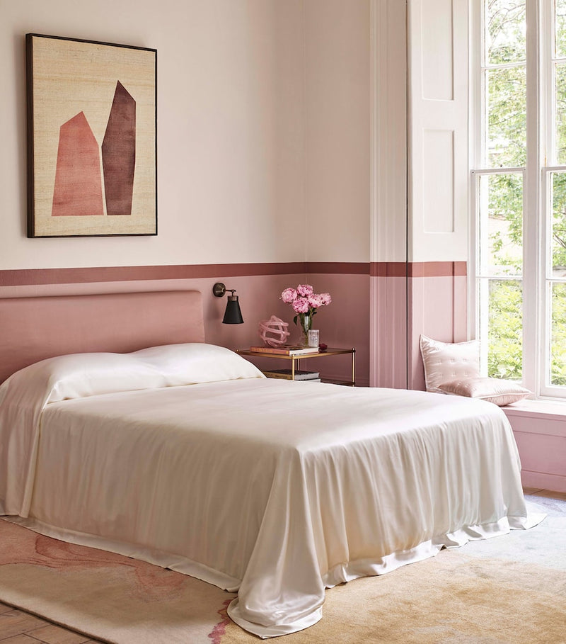 Gingerlily silk double duvet cover 200cm x 200cm - British product