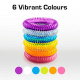 Active Era mosquito bands 12 pack assorted colours - British product