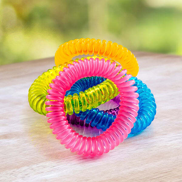Active Era mosquito bands 12 pack assorted colours - British product