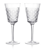 Harrods Waterford Set of 2 Crystal Red Wine Goblets (384ml)- Buy online at McGrocer
