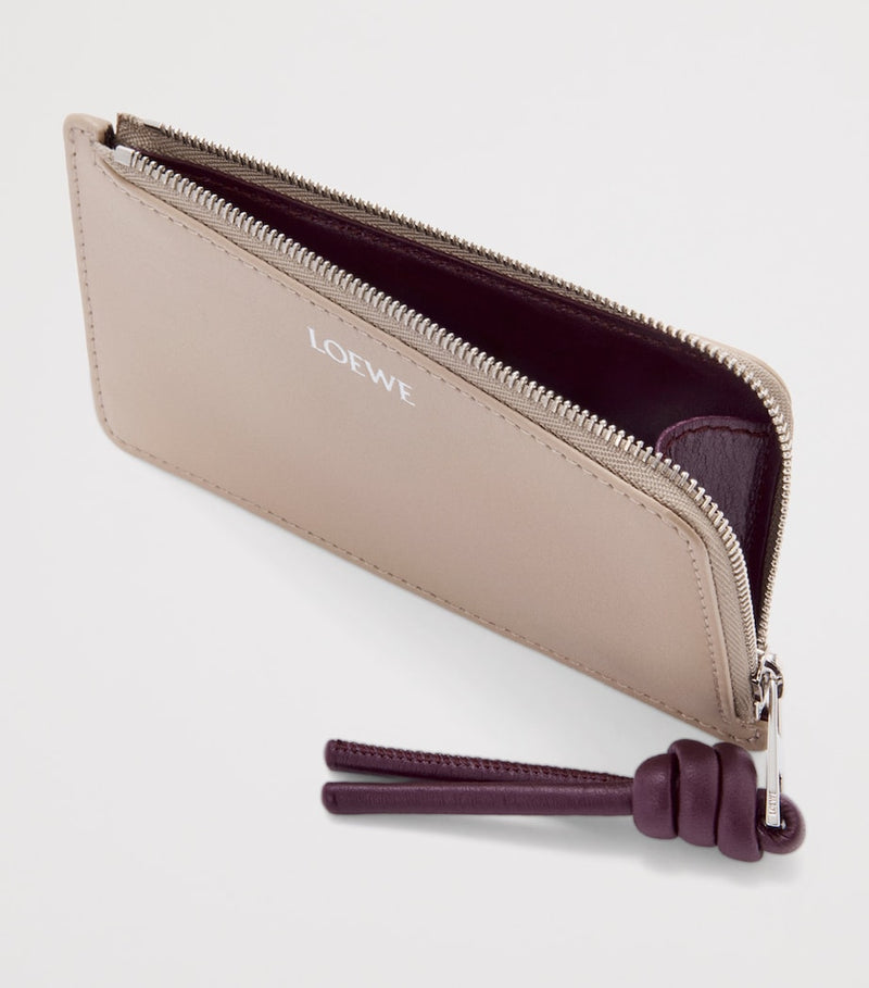 LOEWE Knot card holder calfskin, imported from the UK